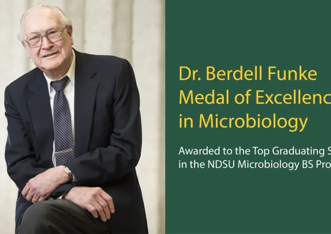 Dr Berdell Funke Medal of Excellence in Microbiology Banner