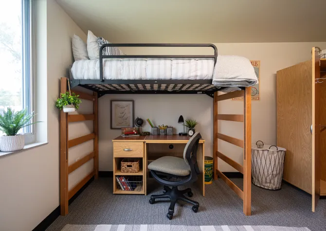 pavek hall lofted bed