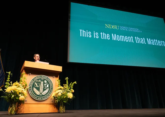 President Cook gives the 2025 State of the University Address
