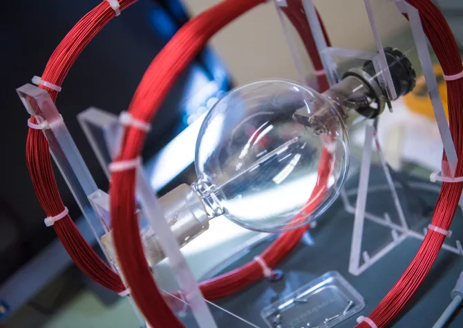 Physics lab equipment.