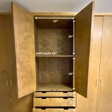 Weible Hall South Closets