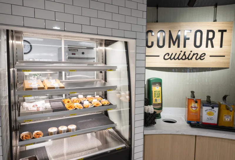 comfort cuisine and hot grab and go items