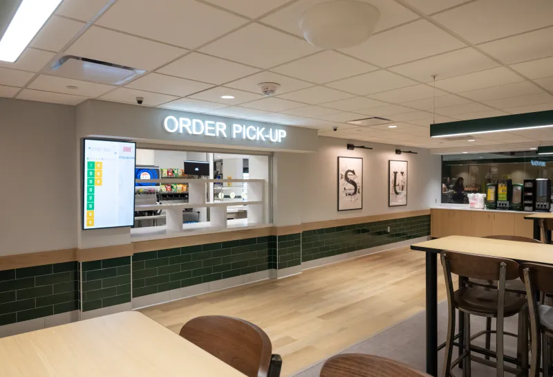 ordering pick up station