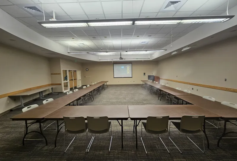 Hidatsa Room with U-shaped seating arrangement