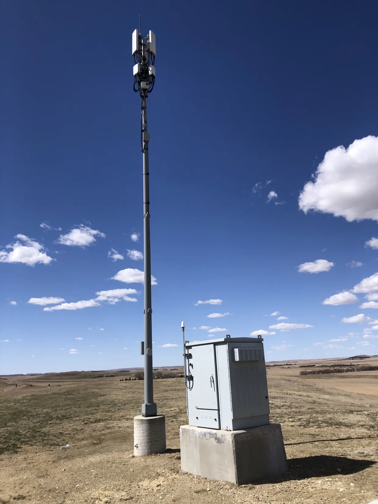 A power line located in rural North Dakota