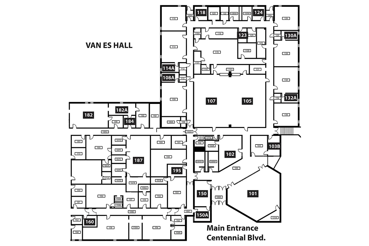 Van Es Hall Office Locations in Building