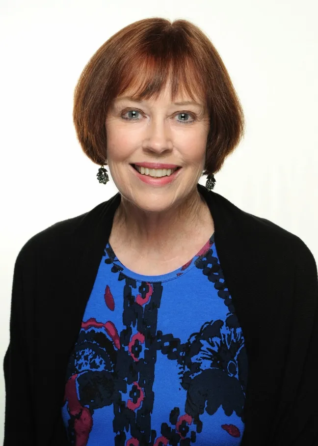 Sharon Berry looking confidently at camera.