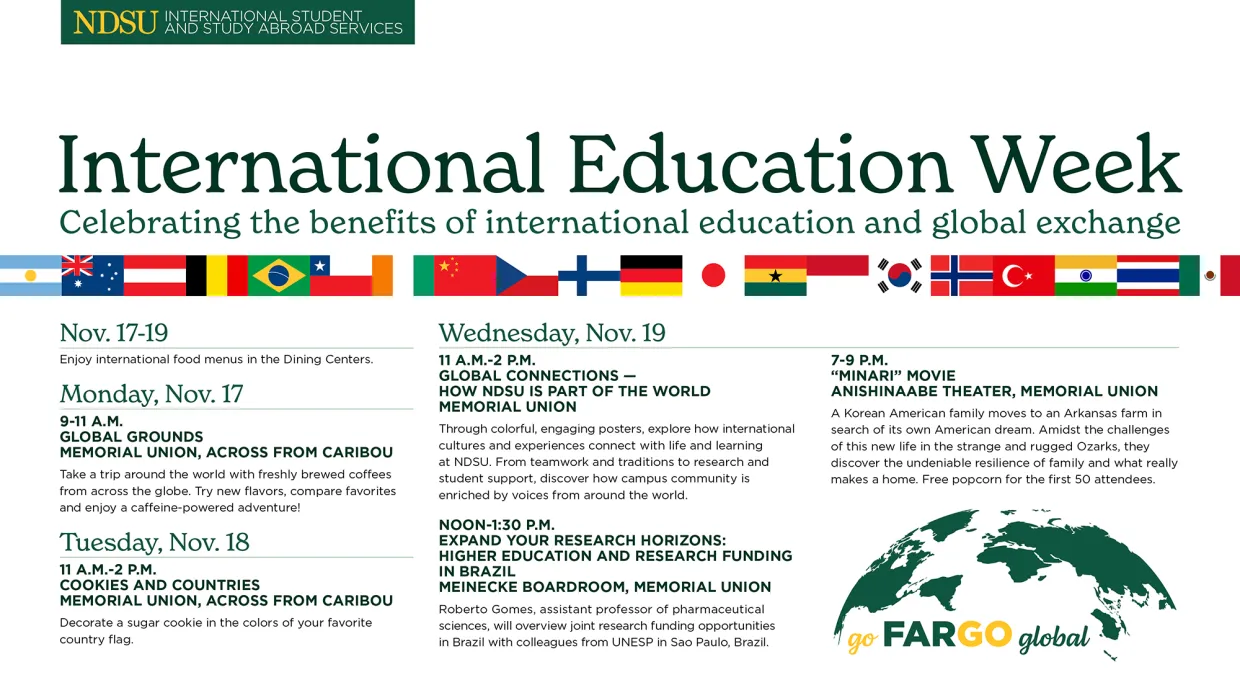 International Education Week 2025 Schedule of events