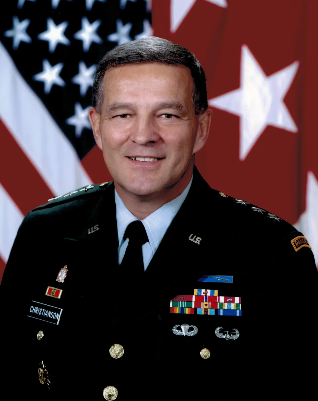 Portrait of Lieutenant General Claude Christianson in uniform.