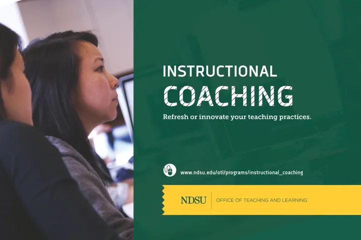 Instructional coach working with another faculty member