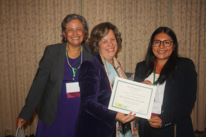 Marisol Morocho Lema best graduate student poster award AAIC Conference 2025