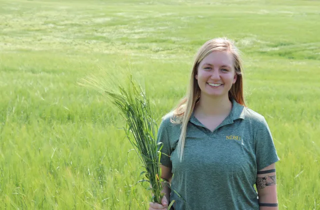Brooke Benz in field