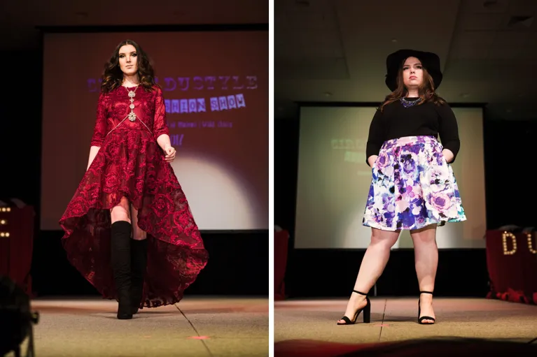 Photo of models at Fashion Show