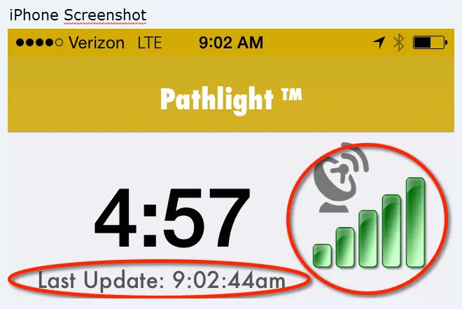 iPhone Screenshot for Location Data Accuracy Updates