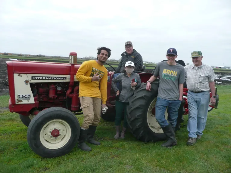 Figure 8. Our research team (Dr. Xinhua Jia, Dr. Thomas Scherer, Jim Moos, Justin Lester and Uday)